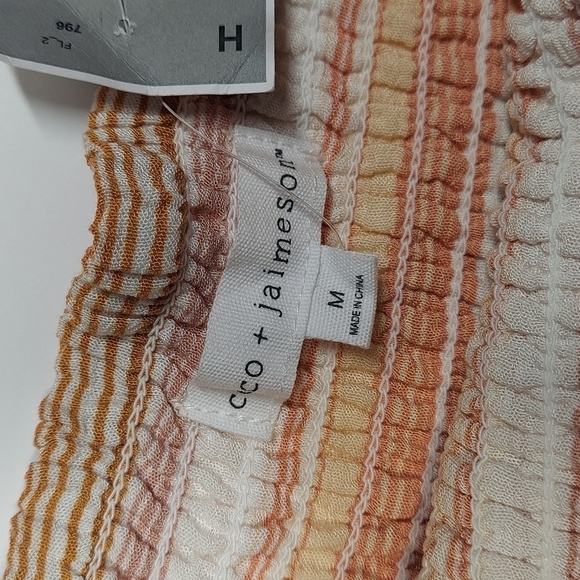 Coco + Jameson Striped Off The Shoulder Top and flowy Dress👗2pcs - Picture 8 of 12